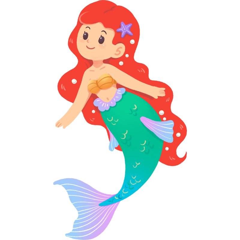 hình ảnh chibi nàng tiên cá siêu đẹp