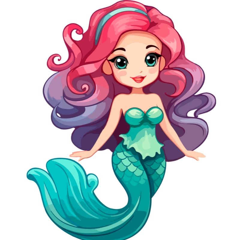 hình ảnh chibi nàng tiên cá