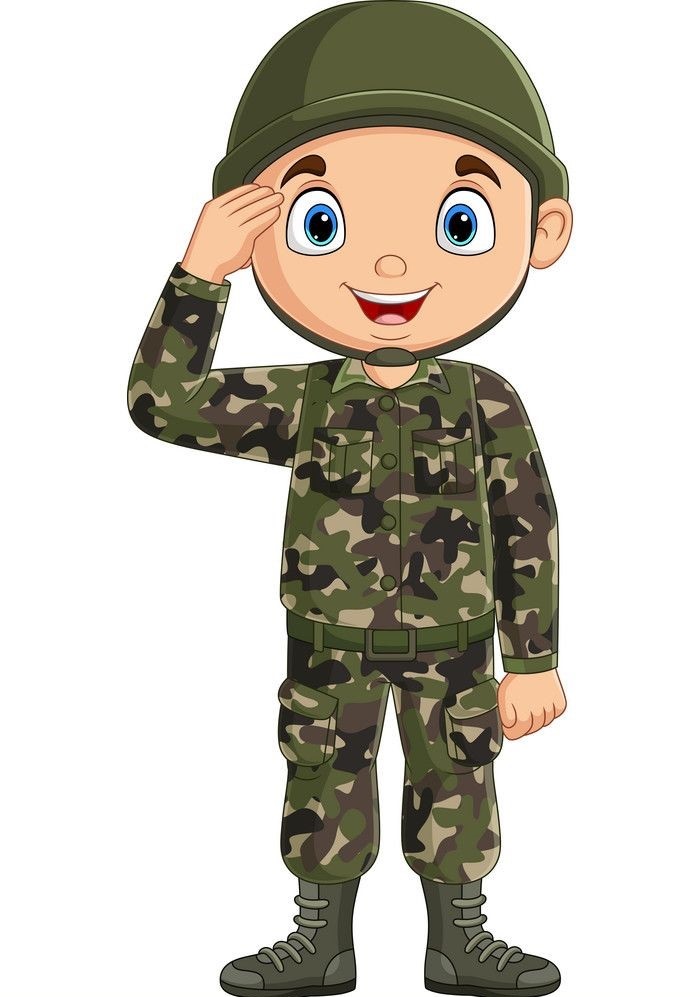 hình ảnh chú bộ đội chibi cực cute