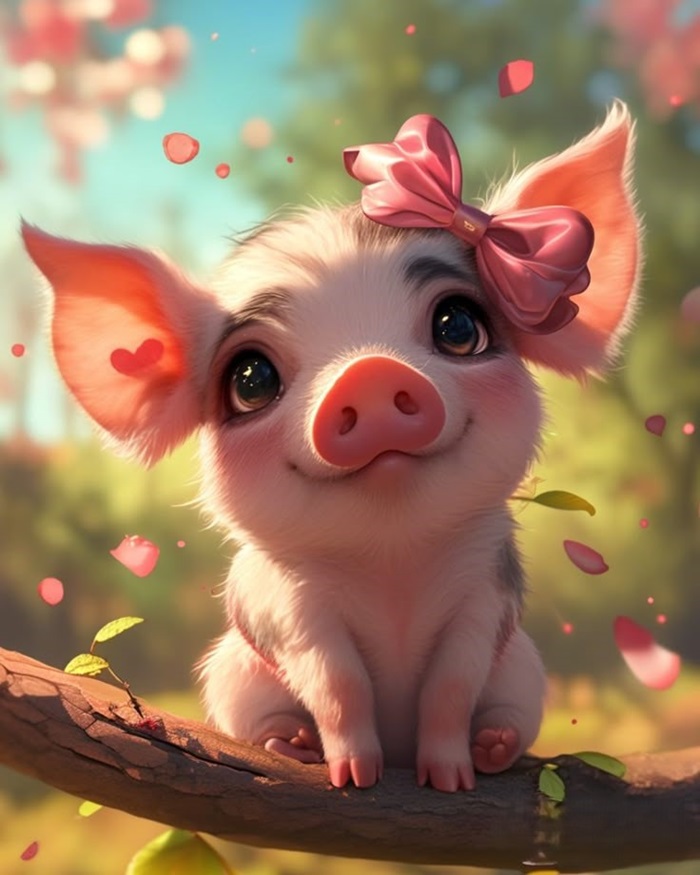 hình ảnh heo chibi đẹp nhất