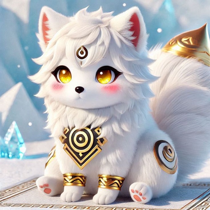 hình ảnh hồ ly chibi cực cute