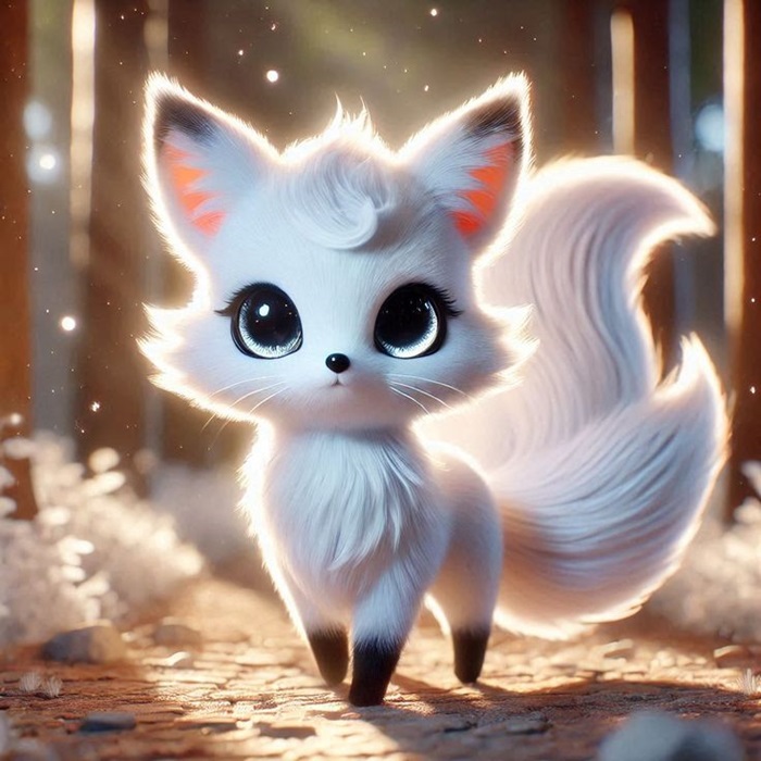 hình ảnh hồ ly chibi cute
