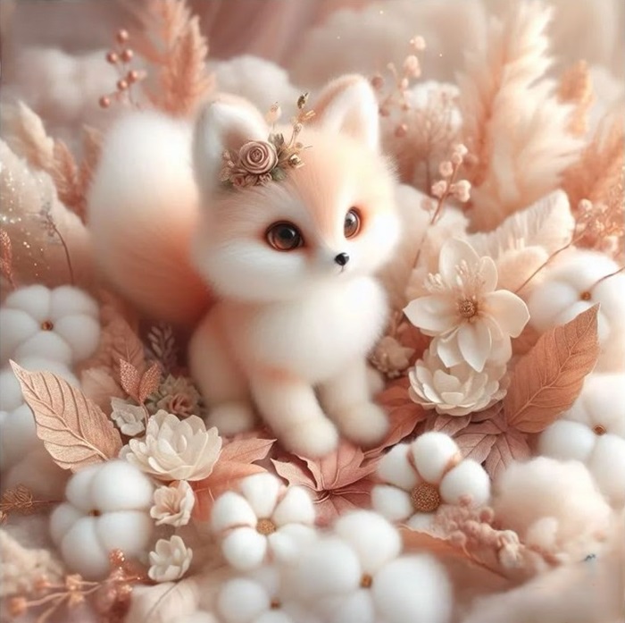 hình ảnh hồ ly chibi đáng yêu