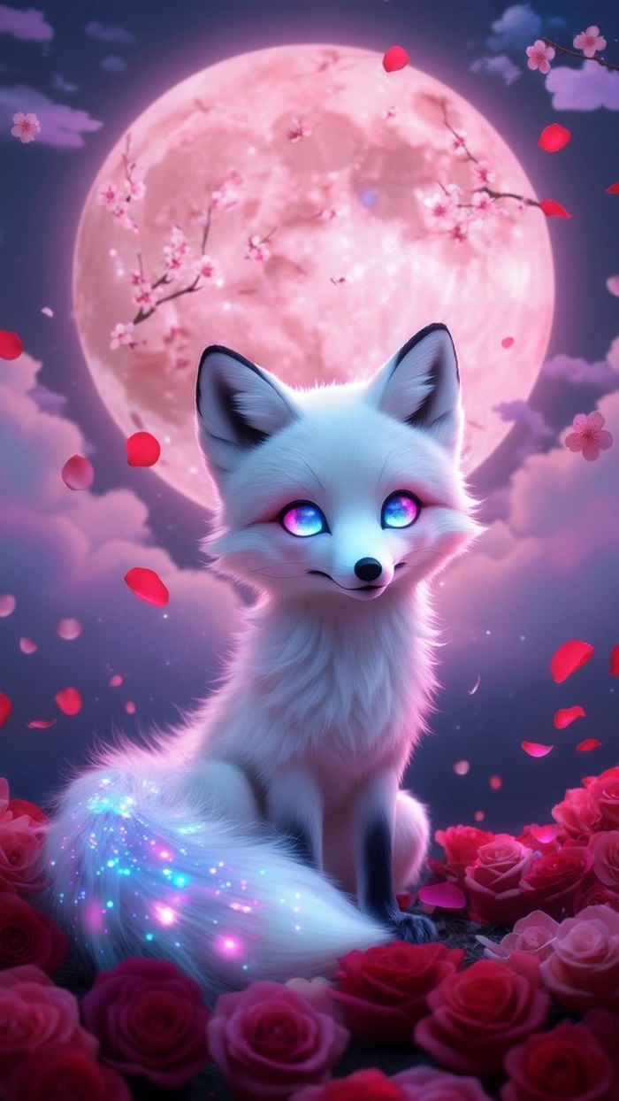 hình ảnh hồ ly chibi siêu đẹp