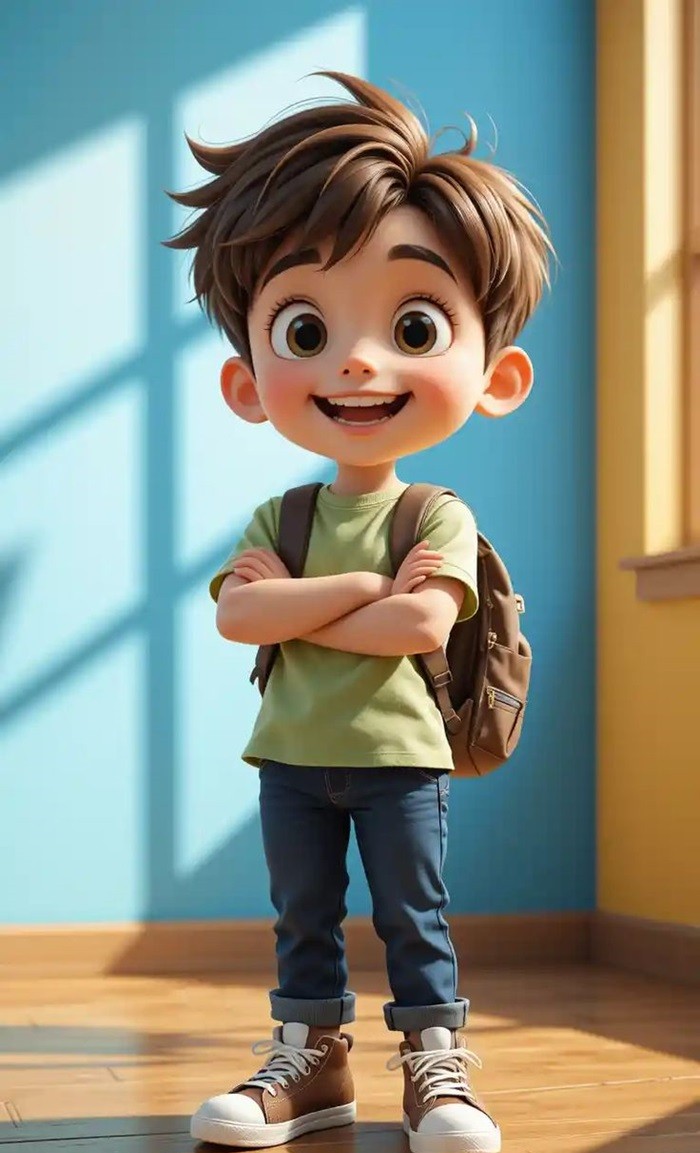 hình ảnh học sinh chibi cực đáng yêu