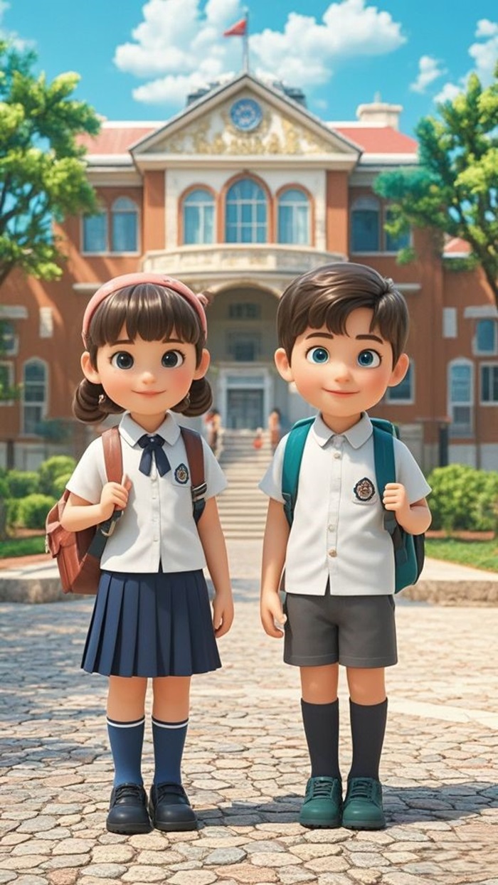 hình ảnh học sinh chibi dễ thương nhất