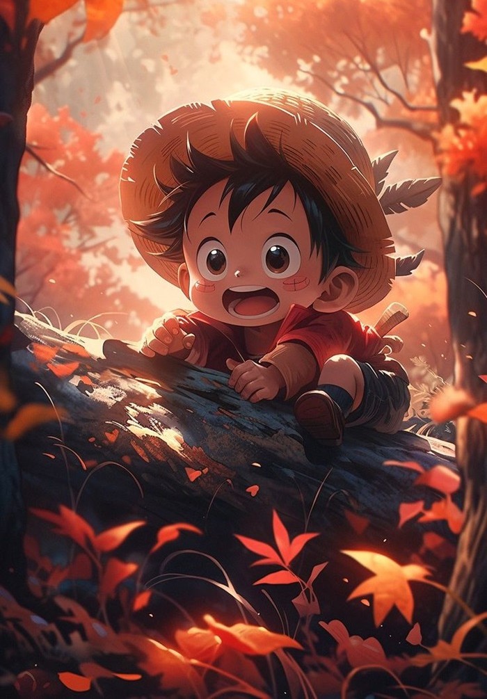 hình ảnh luffy chibi đáng yêu