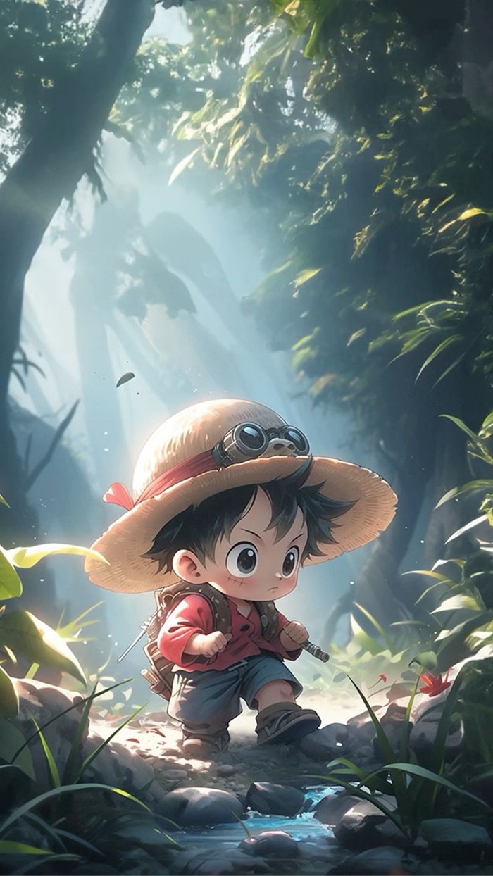 hình ảnh luffy chibi
