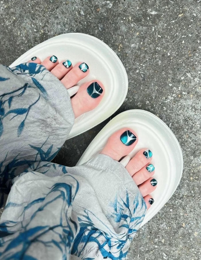 hình ảnh nail chân hàn quốc