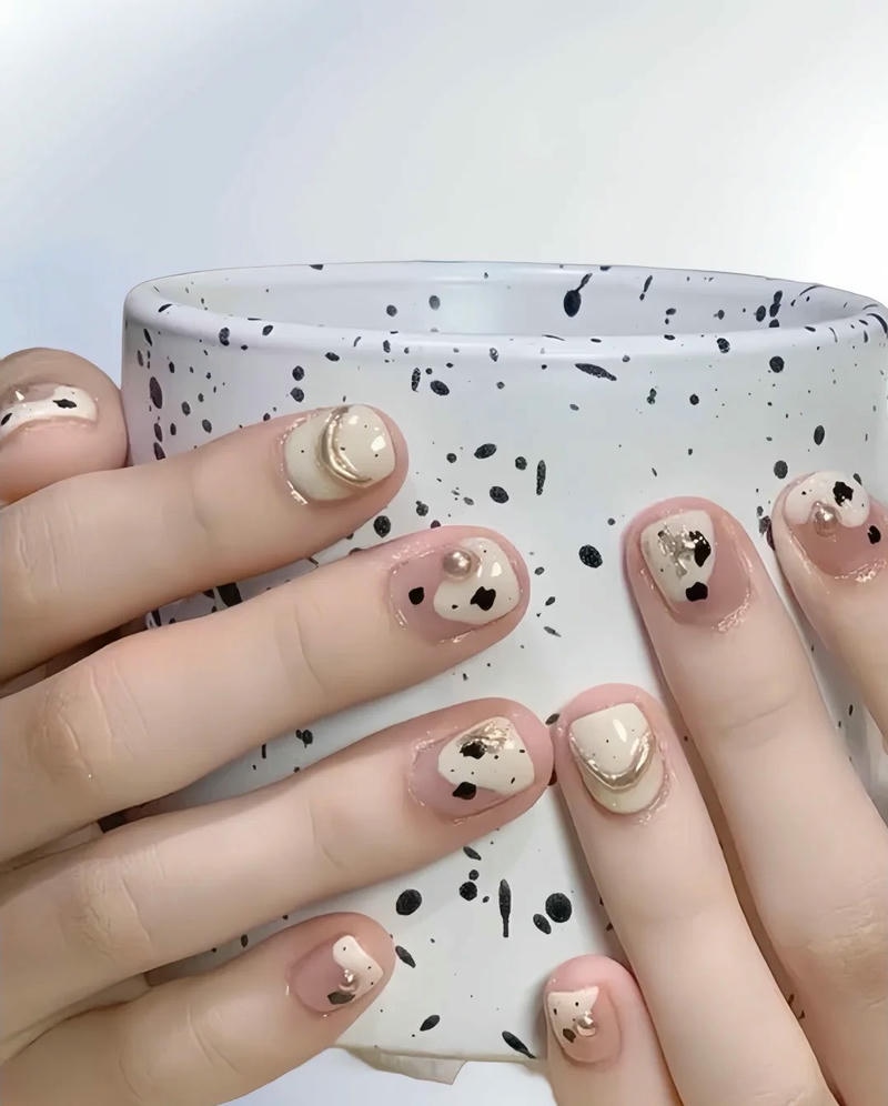 hình ảnh nail trứng cút