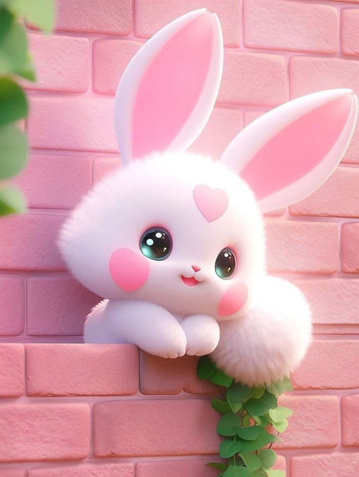 hình ảnh thỏ chibi cực kì cute