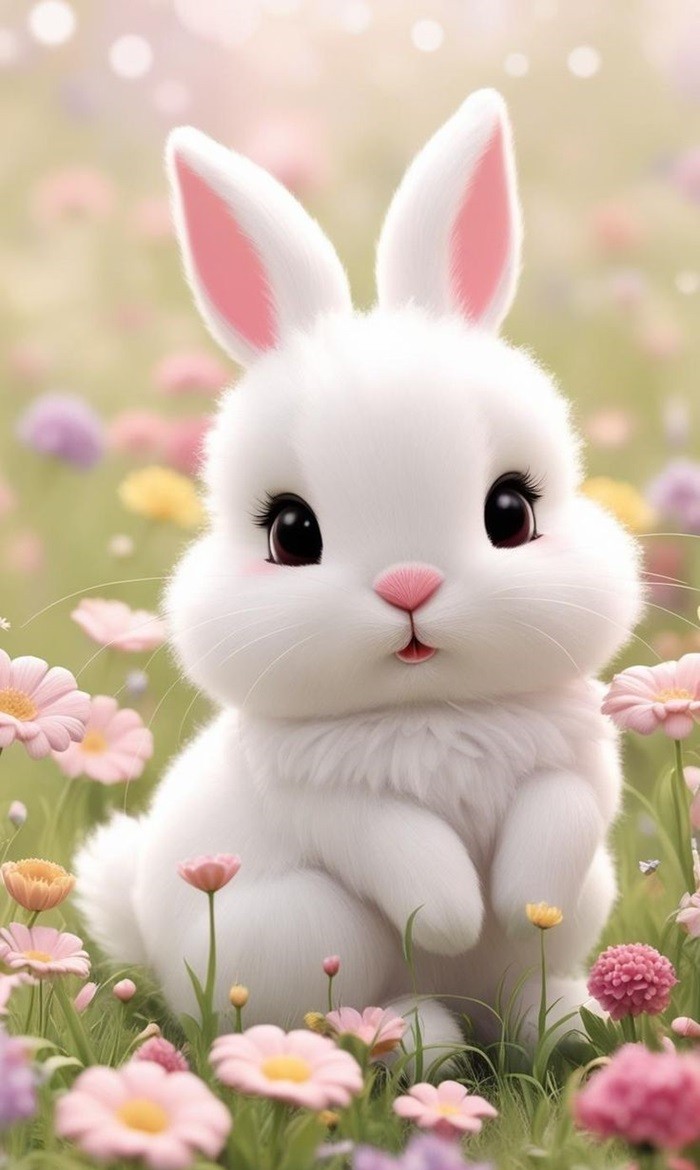hình ảnh thỏ chibi cute