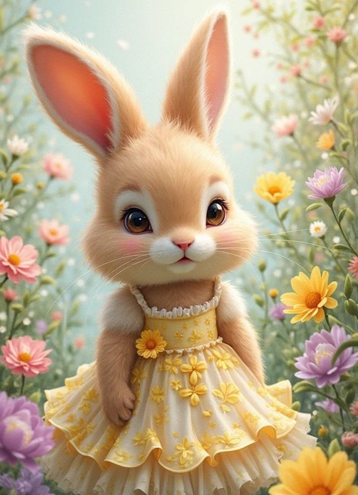 hình ảnh thỏ chibi đẹp nhất