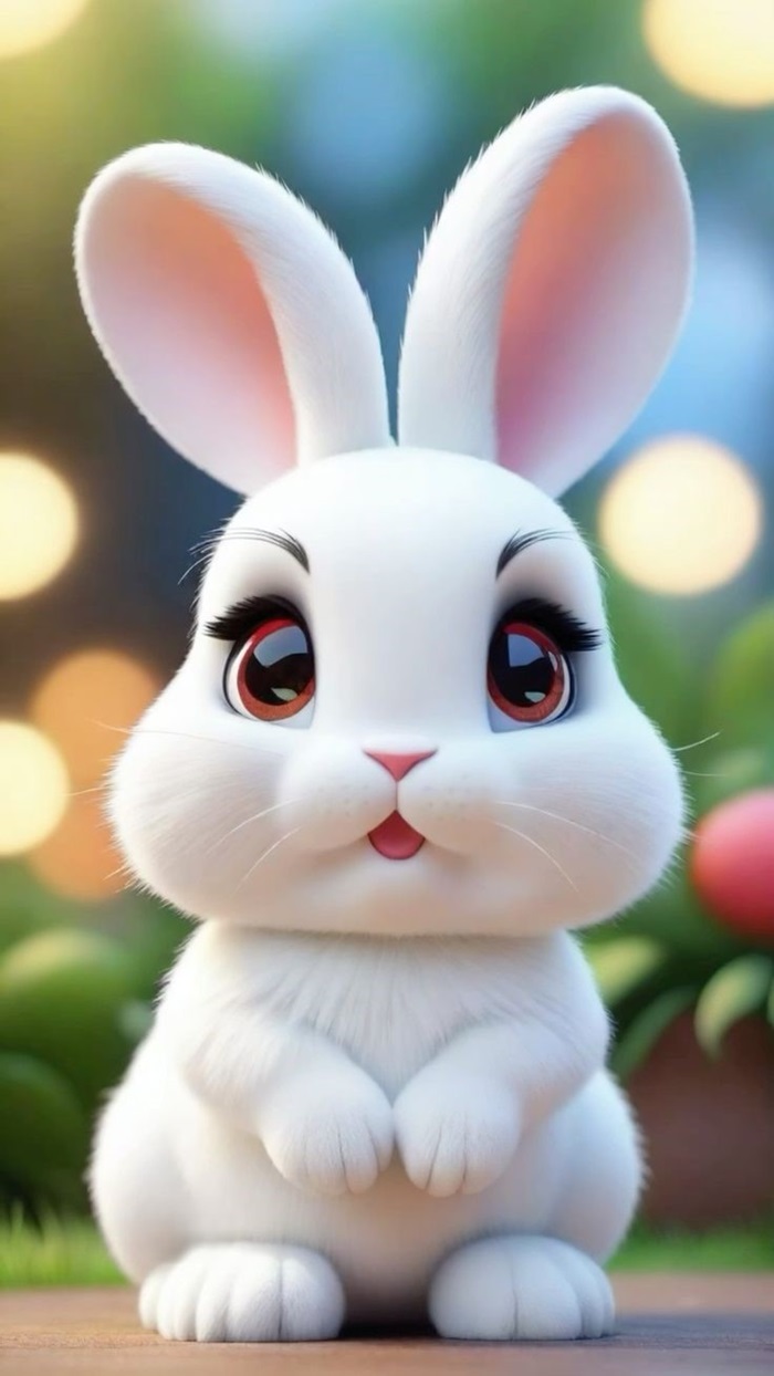 hình ảnh thỏ chibi siêu đẹp