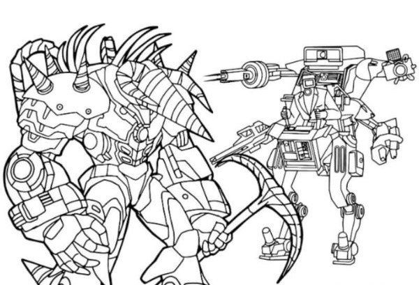 hình ảnh titan drill man trắng đen để tô màu