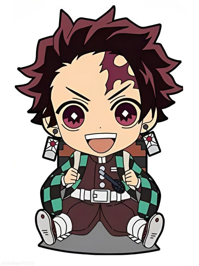 hình avatar Tanjiro chibi đáng yêu