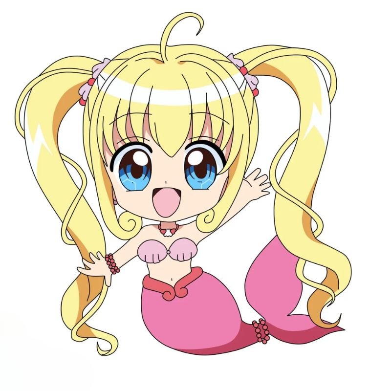 hình chibi nàng tiên cá