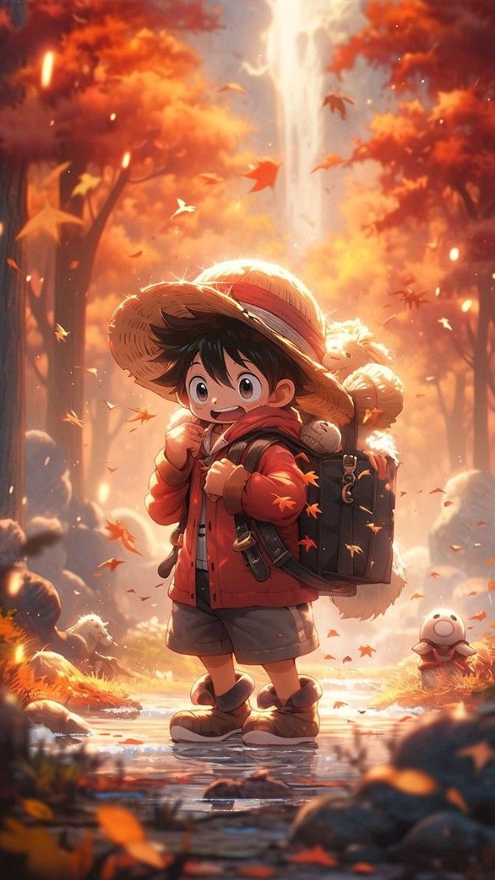 hình luffy chibi dễ thương