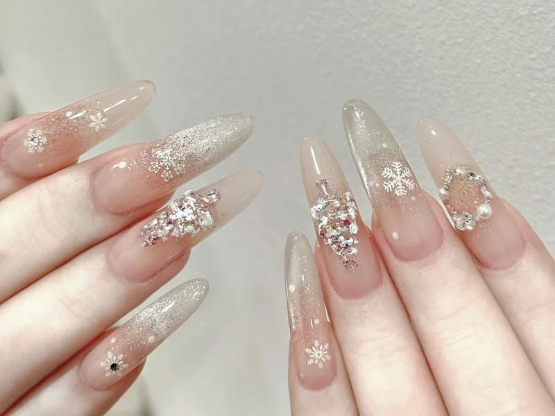 hình nail noel