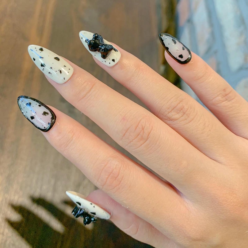 hình nail trứng cút