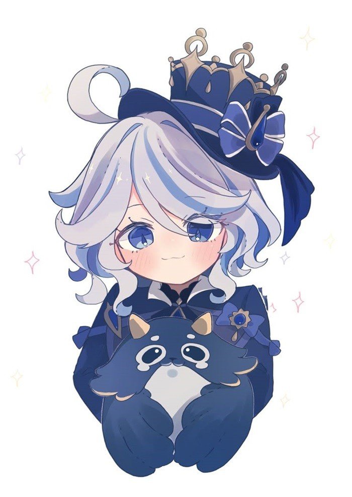 hình nền Furina Chibi