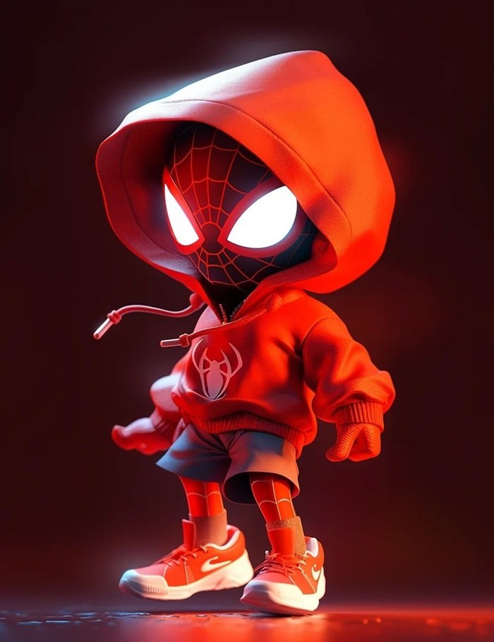 hình nền Spider Man chibi siêu đẹp nhất