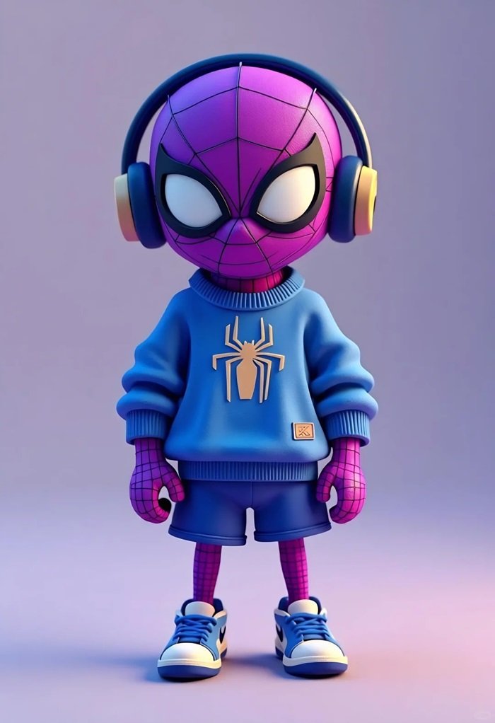 hình nền Spider Man chibi