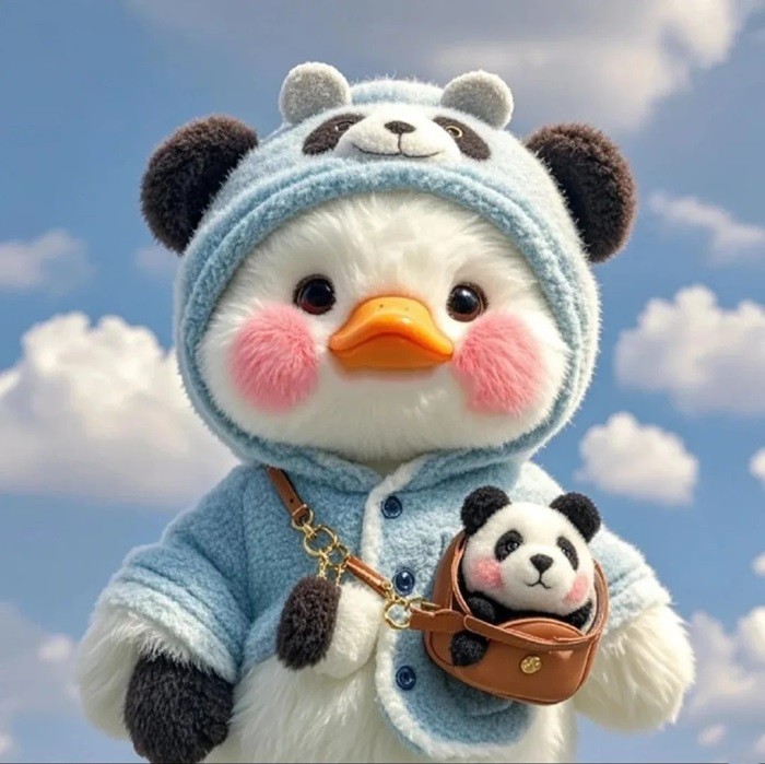 hình nền con vịt chibi dễ thương nhất