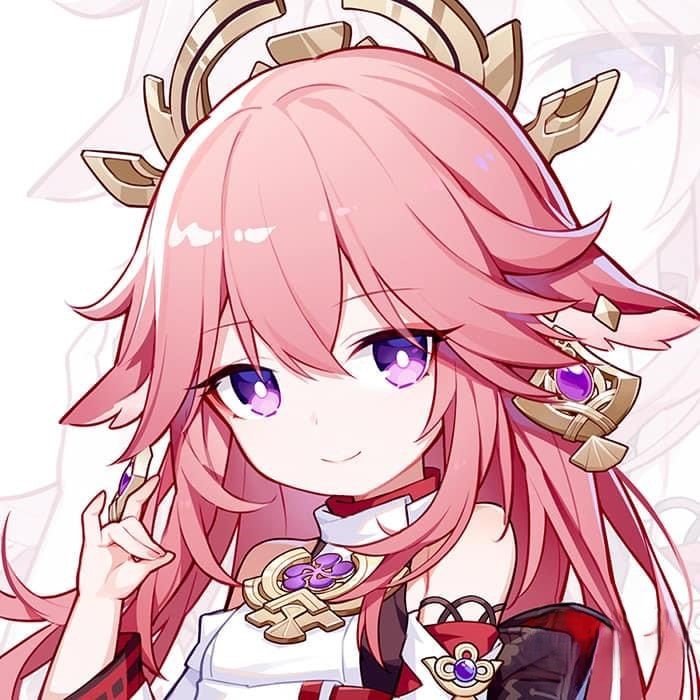 hình nền yea miko chibi cute 8k