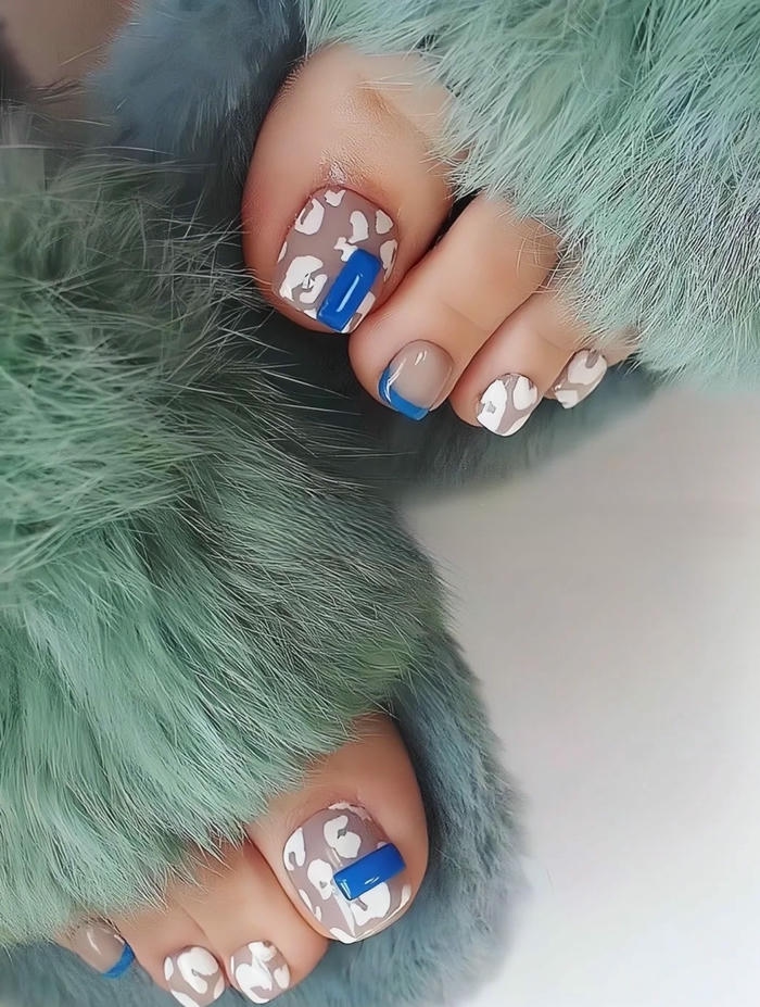nail chân hàn quốc cute
