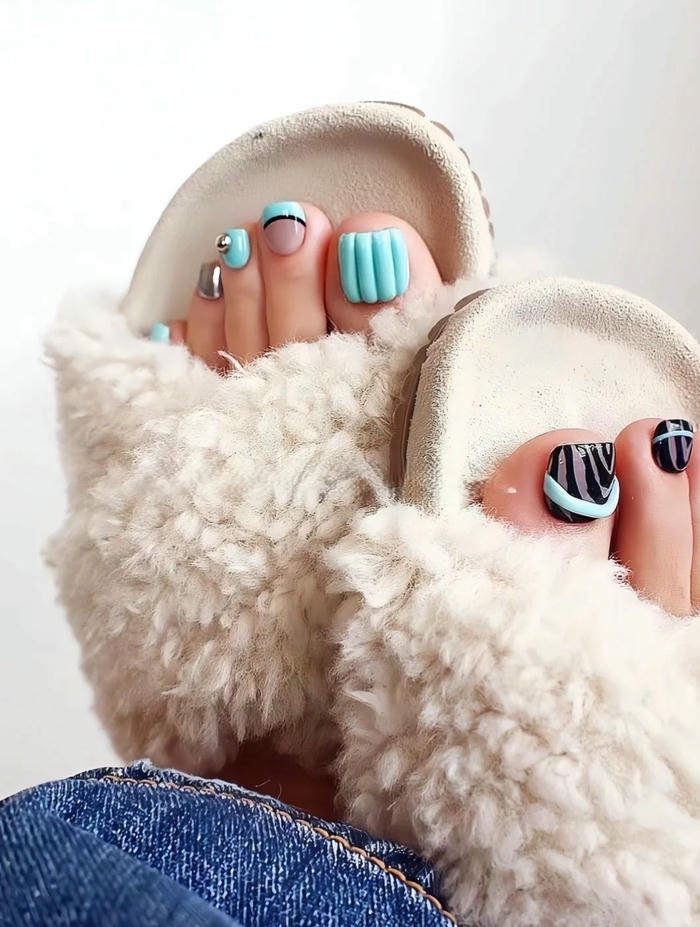 nail chân hàn quốc đẹp nhất