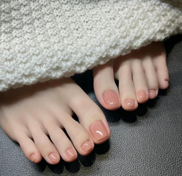 nail chân hàn quốc đơn giản