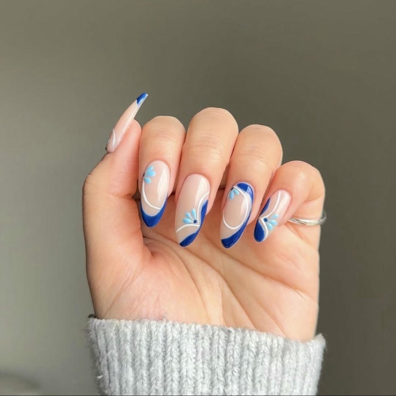 nail móng nhọn tròn hót