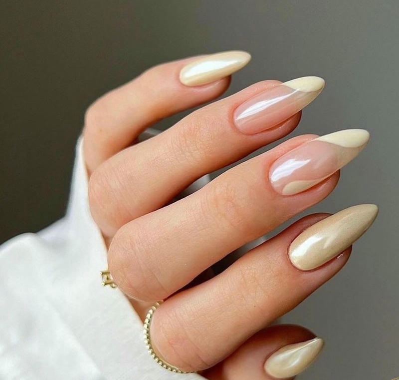 nail móng nhọn tròn mẫu mới nhất năm