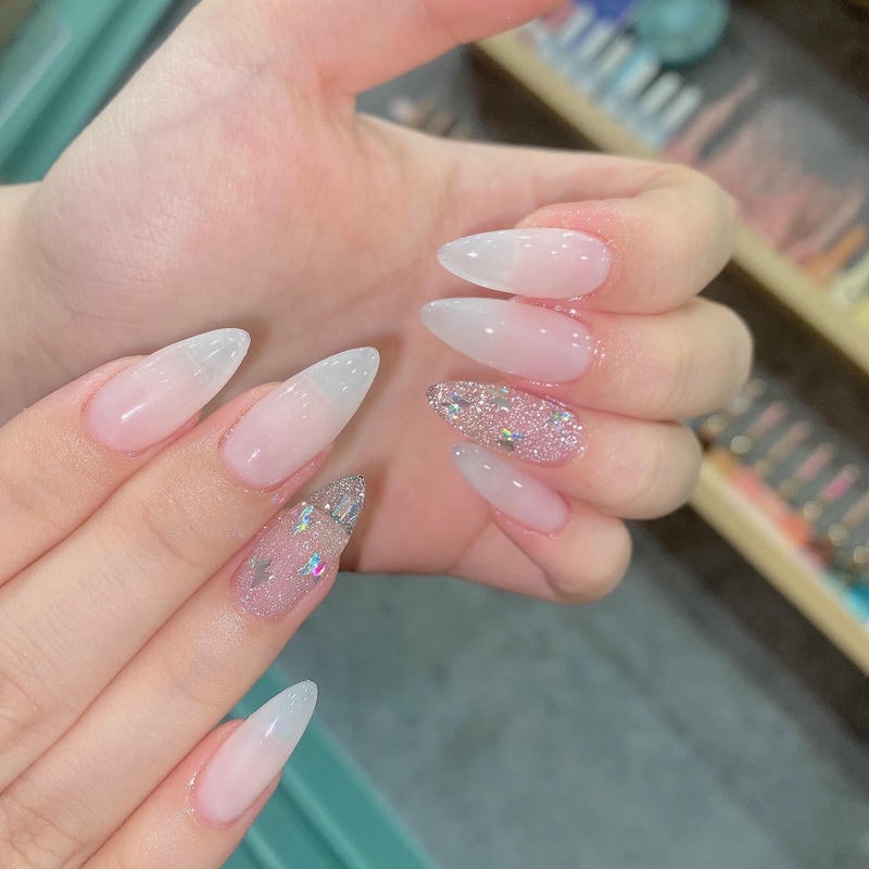 nail nhũ ẩn xà cừ