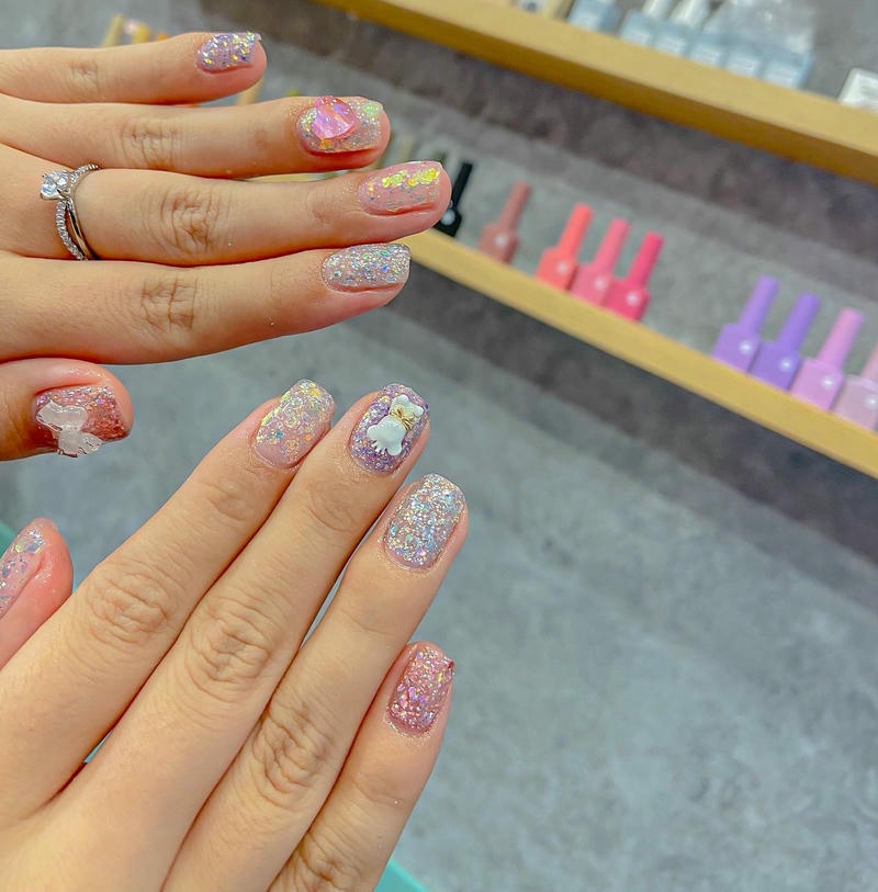 nail nhũ cute