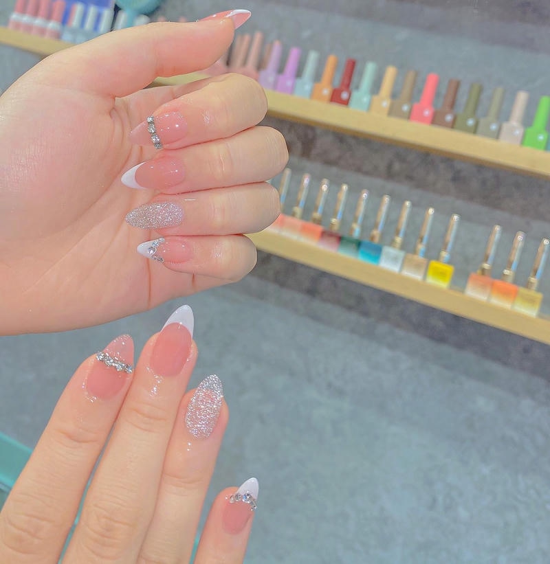 nail nhũ sơn đầu móng