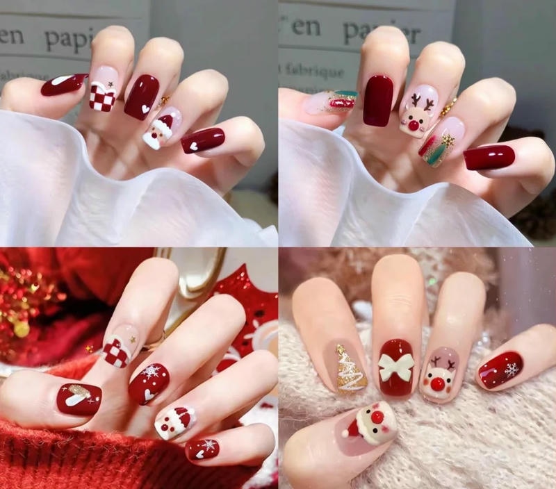 nail noel hót