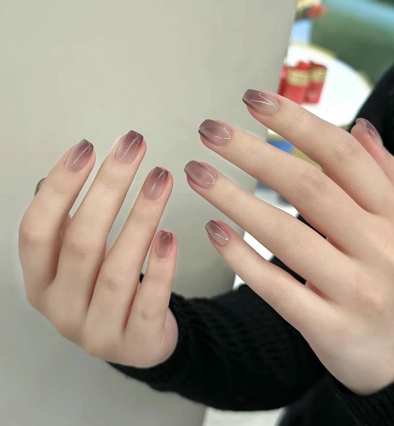 nail ombre cẩm thạch