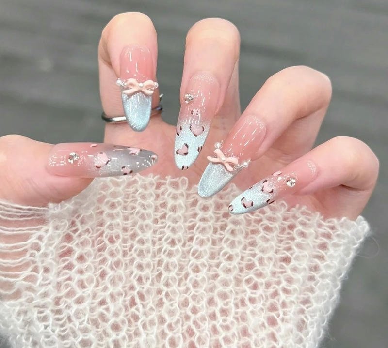 nail ombre da báo