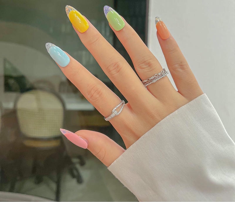 nail pastel cho dân công sở