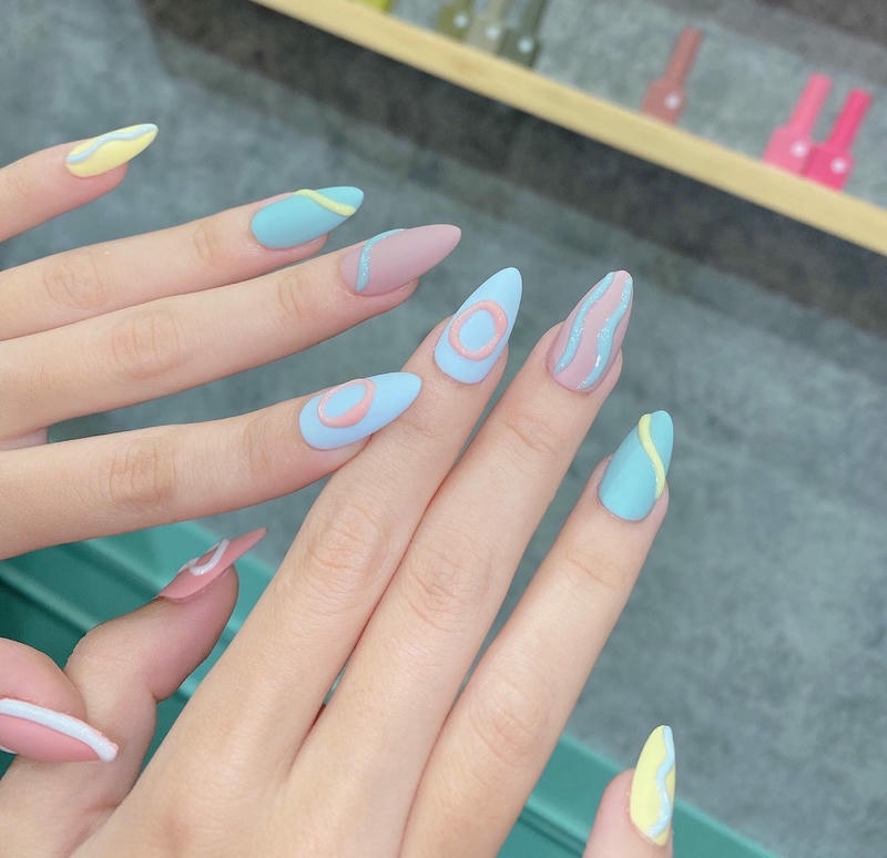 nail pastel cho năm