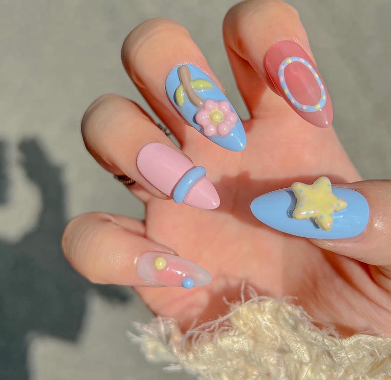 nail pastel cute nhất năm 2025