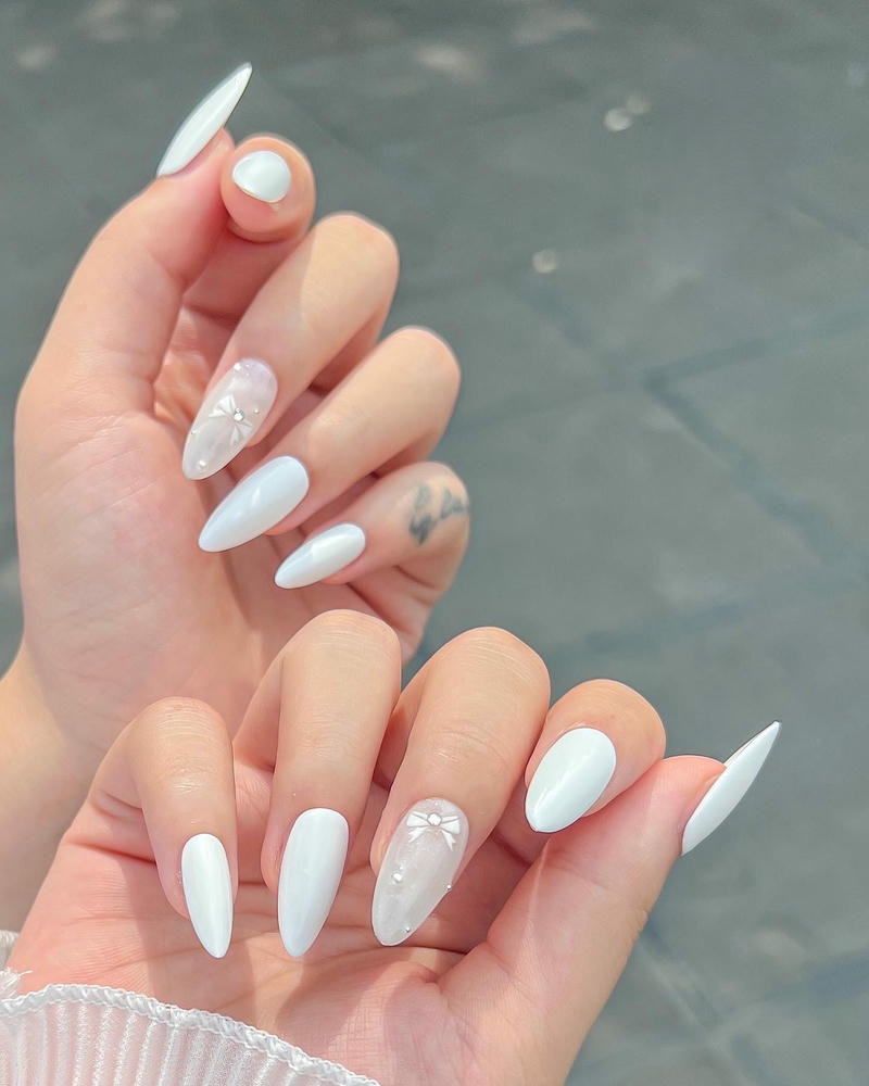nail sơn trơn cho tiểu thư