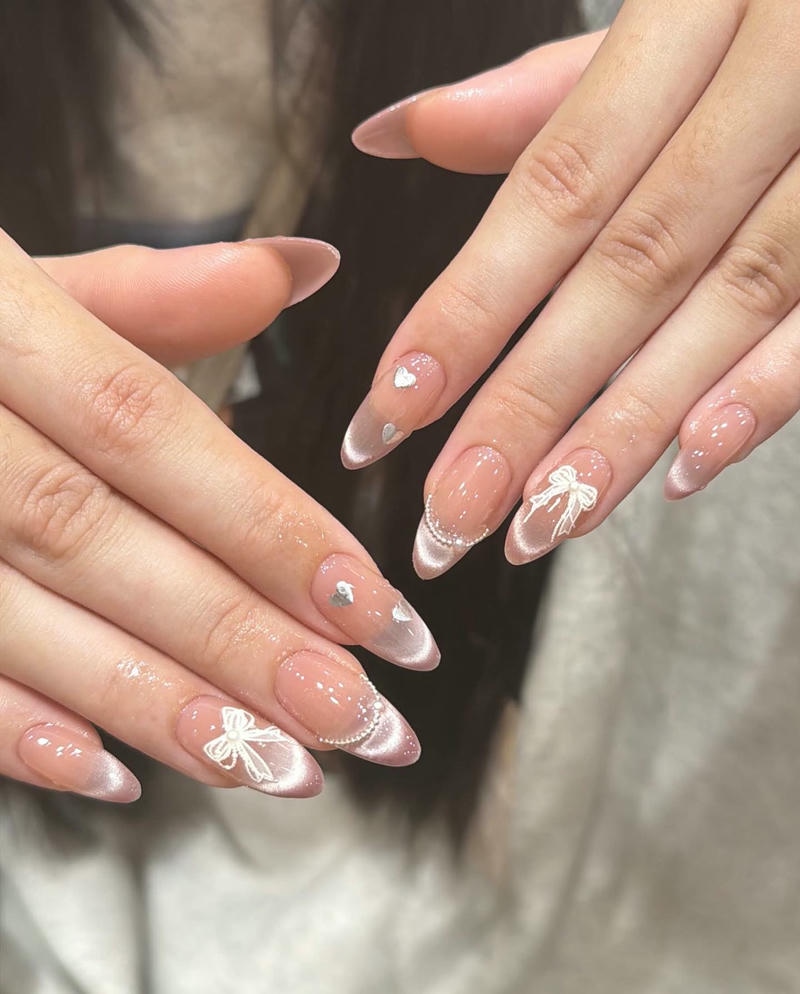nail tết mắt mèo đầu móng
