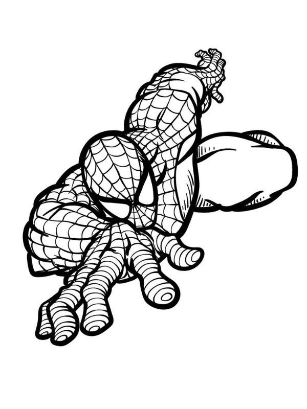 tô màu spider man với những pha hành động gay cấn