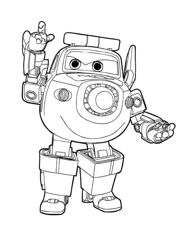 tô màu super wings trong chuyến bay