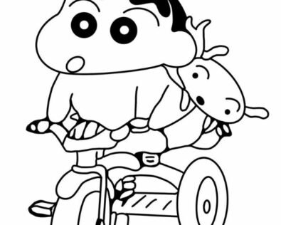 100+ tranh tô màu Shin cậu bé bút chì siêu cute cho bé