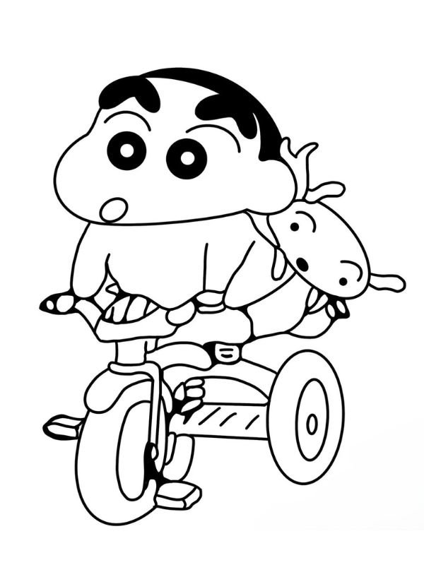 tô màu tranh shin cậu bé bút chì đáng yêu nhất