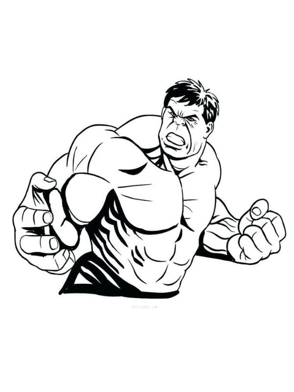 tranh tập tô siêu nhân hulk sinh động